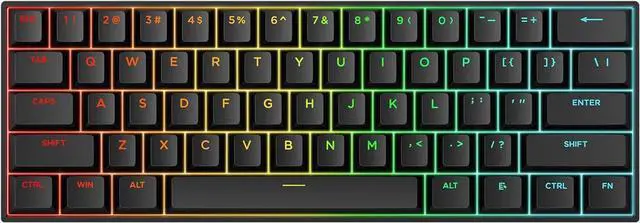Main image of Ace 60 PRO Gaming Keyboard 60 Percent, Hall Effect Keyboard Wired, Magnetic Switch Keyboards Rapid Trigger, 8K Polling Rate, Adjustable Actuation Point, RGB Lighting, HotSwap, Black