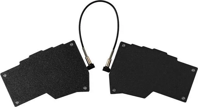 Alt view image 5 of 7 - YMDK Split Keyboard Corne V4.1 46 Keys Ergonomic Hotswappable 40% Layout 3D PLA RGB QMK Vial All Key Programmable Mini Independent Gaming Keyboard Kit