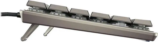 Alt view image 2 of 7 - Cherry KC 500 MX LP Mechanical Low Profile Keyboard | Slim Design | White Lighting | PBT Key caps New MX LP 2.0 Switches (Gray, Full Size)