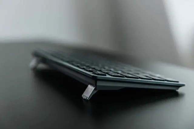 Alt view image 5 of 5 - Cherry KW 7100 Mini Multi Device Compact Keyboard with Bluetooth. (Cherry blossom)