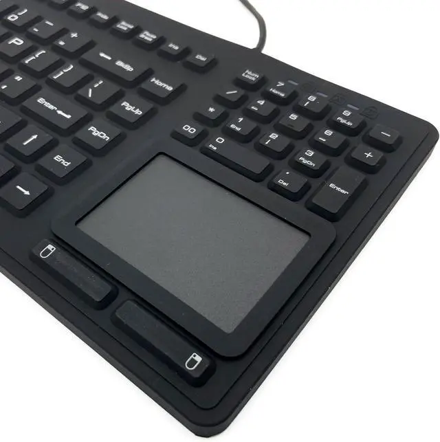 Alt view image 3 of 5 - DSI Industrial Waterproof Keyboard 107 Keys with Touchpad Latest Version