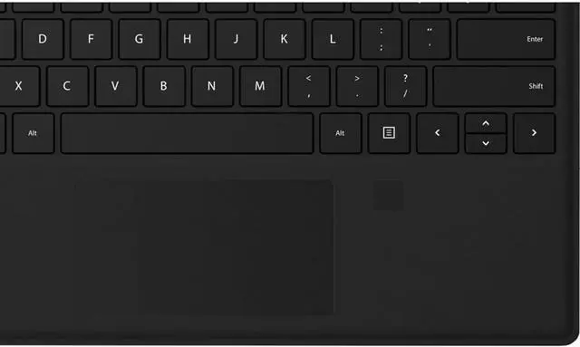 Alt view image 6 of 6 - Microsoft Surface Pro Type Cover with Fingerprint ID (Black)