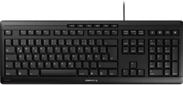Alt view image 4 of 7 - Cherry Keyboard Stream [DE] Black