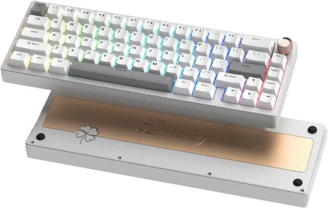 Womier SK65 Wireless Mechanical Gaming Keyboard with Knob
