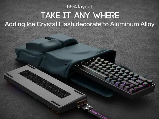 Alt view image 7 of 7 - BOYI 66Pro-Flash Rapid Trigger Magnetic Switch Aluminum Mechanical Keyboard,65% Hyper Fast 0.01mm Adjustable Trigger 8K Hz Polling Rate HotSwap RGB Wired Gaming Keyboard(PBT Side Print Keycaps)