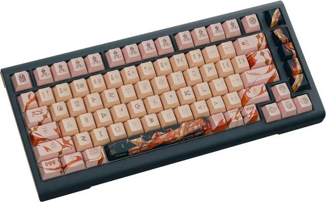 Alt view image 3 of 7 - Ducky Year of The Snake 2025 Zodiac Edition RGB Mechanical Keyboard - Cherry Red Switch (Cherry Blue Switch)