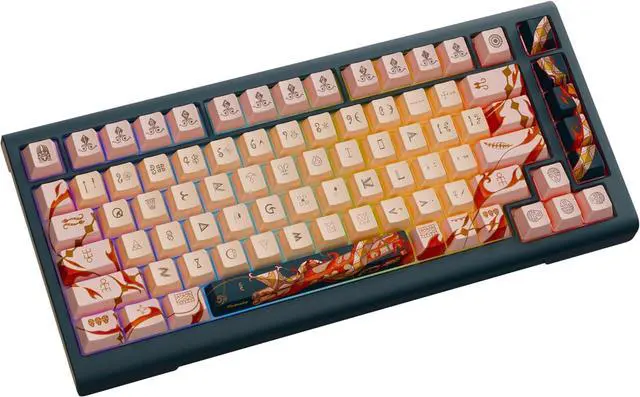 Alt view image 4 of 7 - Ducky Year of The Snake 2025 Zodiac Edition RGB Mechanical Keyboard - Cherry Red Switch (Cherry Blue Switch)