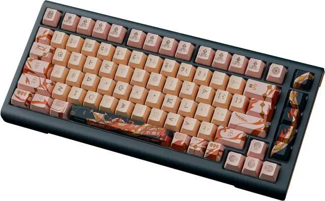 Alt view image 5 of 7 - Ducky Year of The Snake 2025 Zodiac Edition RGB Mechanical Keyboard - Cherry Red Switch (Cherry Blue Switch)