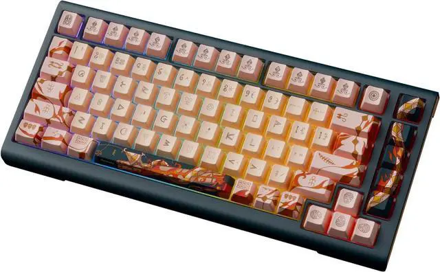 Alt view image 6 of 7 - Ducky Year of The Snake 2025 Zodiac Edition RGB Mechanical Keyboard - Cherry Red Switch (Cherry Blue Switch)