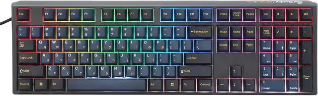 Alt view image 4 of 7 - Ducky One 3 Pro Nazca Hotswap RGB Triple Shot PBT Mechanical Keyboard (Cherry MX2A Red)
