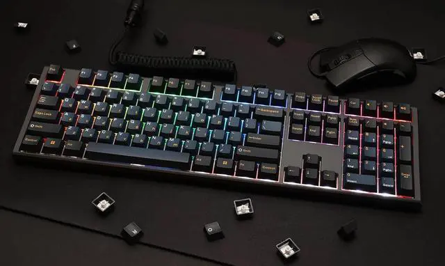 Alt view image 2 of 7 - Ducky One 3 Pro Nazca Hotswap RGB Triple Shot PBT Mechanical Keyboard (Cherry MX2A Red)
