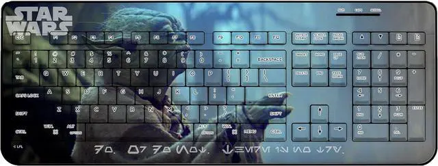 Main image of Star Wars Yoda Cinematic Moments: Discovery Wireless USB Keyboard