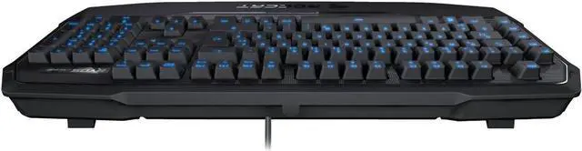 Alt view image 2 of 6 - ROCCAT Ryos MK Glow  Illuminated Mechanical Gaming Keyboard - BLACK CHERRY MX Key Switch
