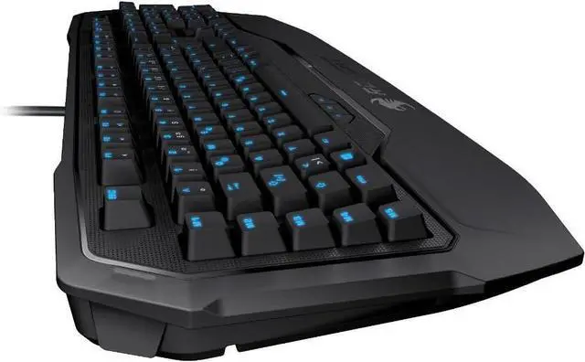 Alt view image 3 of 6 - ROCCAT Ryos MK Glow  Illuminated Mechanical Gaming Keyboard - BLACK CHERRY MX Key Switch