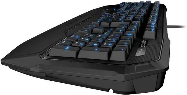 Alt view image 6 of 6 - ROCCAT Ryos MK Glow  Illuminated Mechanical Gaming Keyboard - BLACK CHERRY MX Key Switch