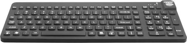 Alt view image 4 of 5 - Man & Machine Really Cool Keyboard, Sealed Waterproof - Black