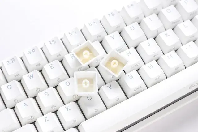 Alt view image 5 of 7 - Ducky One 2 Mini Pro RGB Mechanical Keyboard Classic White - Gateron Brown Switch