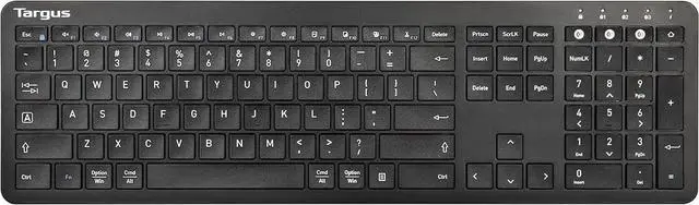 Main image of Targus Full-Size Multi-Device Bluetooth Keyboard - Compatible with Chrome OS, Windows, macOS, iOS, and Android (AKB864US)