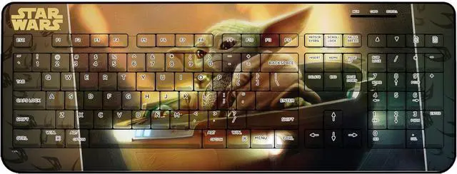 Main image of Star Wars: The Mandalorian Grogu Portrait Wireless USB Keyboard