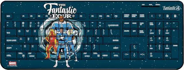 Main image of Marvel Fantastic Four Badge Wireless USB Keyboard