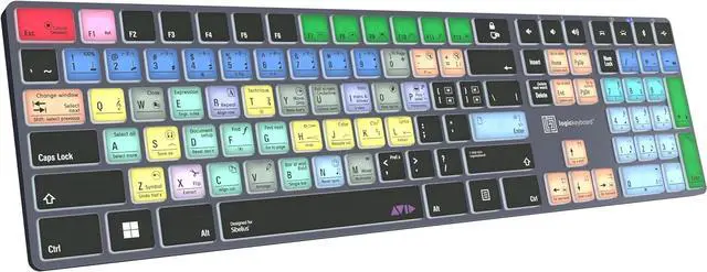 Alt view image 3 of 7 - Logickeyboard 'Titan' Wireless Keyboard Designed for Avid Sibelius on Windows  p/n LKB-SIB-TPC-US