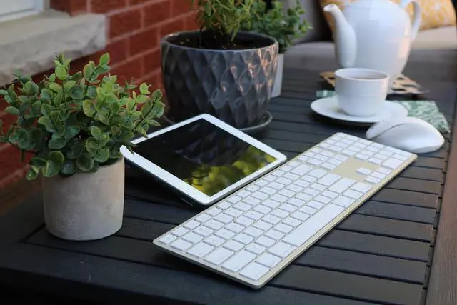 Alt view image 5 of 7 - Matias The Wireless USB-C Keyboard - Full-Size Scissor Switch Keyboard with Rechargeable Battery and USB-C Nano Receiver - Suitable for High Security Environments