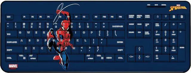 Main image of Marvel Spider-Man Badge Wireless USB Keyboard