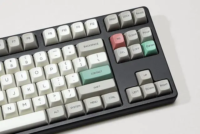 Alt view image 3 of 4 - DROP MiTo MT3 9009 PBT Keycap Set, PBT Hi-Profile, Cherry MX Style Mechanical Keyboard Compatible (Novelty Kit)