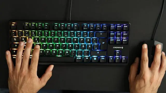 Alt view image 5 of 7 - Cherry Keyboard G80-3000N RGB TKL [DE] black