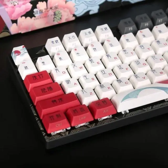 Main image of Varmilo VPE87 Beijing Opera TKL Hotswap Wireless White LED PBT Keyboard (Cherry MX Red)