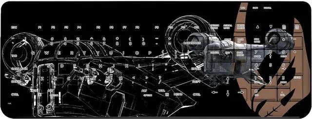 Main image of Star Wars Razor Crest FactionTech Wireless USB Keyboard