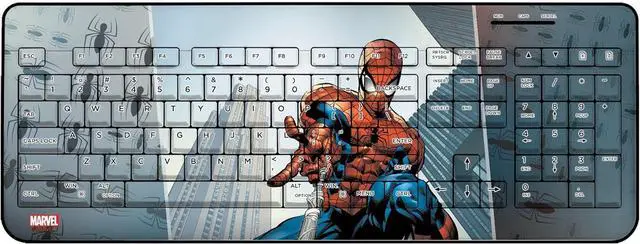 Main image of Marvel Spider-Man Cover Art Wireless USB Keyboard