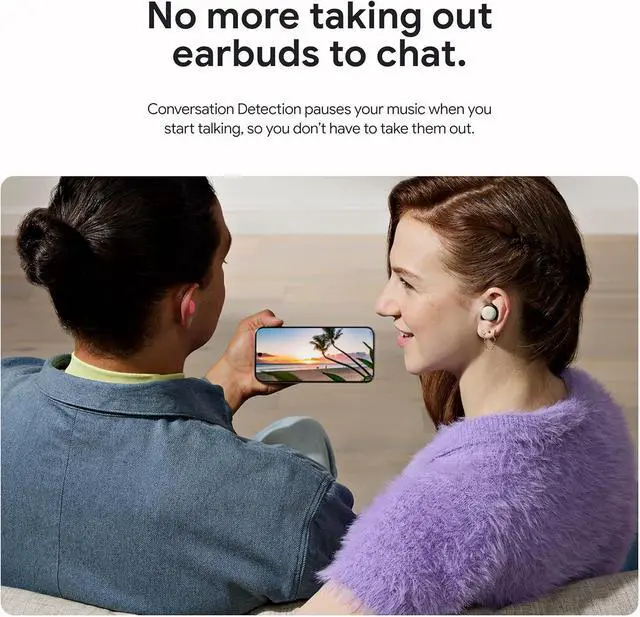 Alt view image 5 of 7 - Google Pixel Buds Pro 2 - Wireless Earbuds with Active Noise Cancellation  Bluetooth Headphones - Peony