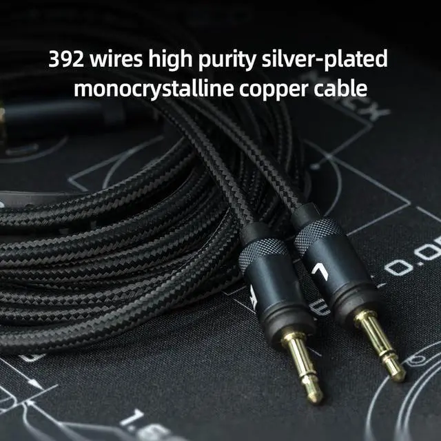 Alt view image 5 of 6 - FiiO FT3 HiFi Studio 32ohm Wired Over-Ear/Open-Back Headphone, 60mm High-Performance Dynamic Driver Headset 3.5mmSE/4.4mm/6.35mm for Audiophiles/Stereo, Great-Sounding (32ohm)