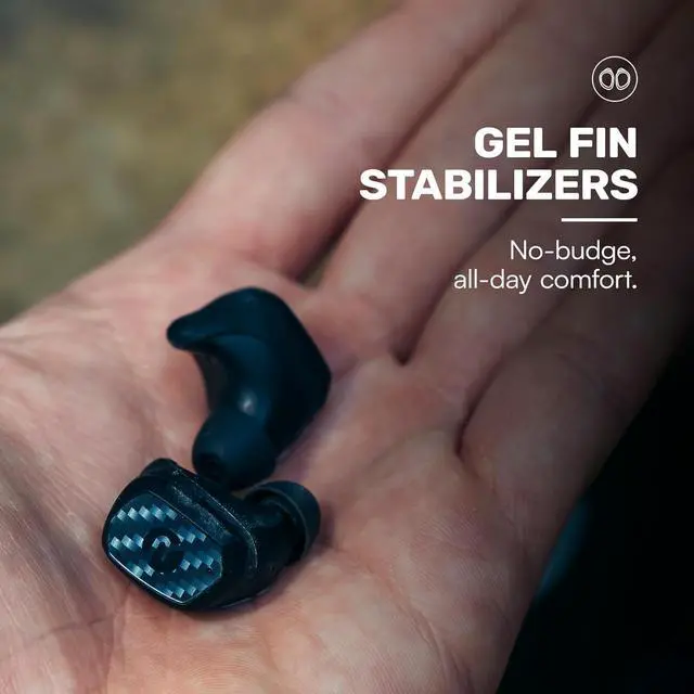Alt view image 6 of 7 - Raycon Impact Earbuds Military-Grade Impact Resistant, IP67 Bluetooth Earbuds with Stereo Sound, 90 Hours of Battery Life, Active Noise Cancellation (Black)