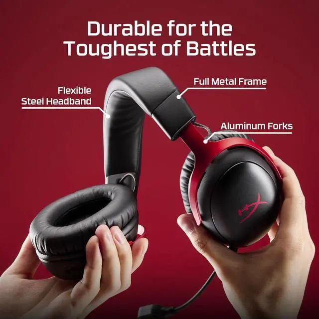 Alt view image 7 of 7 - HyperX Cloud III S  Wireless Gaming Headset for Multi-Platform, 2.4GHz, Bluetooth, Battery Life up to 120 Hours 2.4GHz / 200 Hours Bluetooth, 53mm Angled Drivers, Detachable Mic  Black