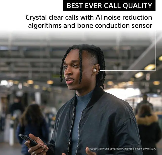 Alt view image 6 of 7 - Sony WF-1000XM5 The Best Truly Wireless Noise Cancelling Earbuds Headphones, Bluetooth WF XM5 Earbuds with Alexa Built-in, Smoky Pink
