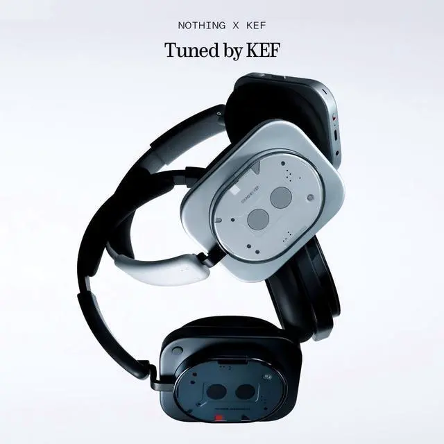 Alt view image 3 of 6 - Nothing Headphone (1) Hybrid Active Noise Cancelling Headphones, Wireless Over Ear Headphones with 6 MICS, Personalized Spatial Audio, Tuning by KEF, Up to 80 Hours Playtime, Bluetooth Headset White