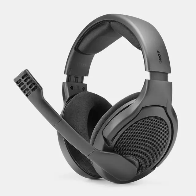 Alt view image 3 of 7 - DROP PC38X Gaming Headset  Open-Back Over-Ear Design with Noise-Cancelling Mic, Velour Earpads  Compatible with PC, PS5, PS4, Xbox, Switch, Mobile  Black