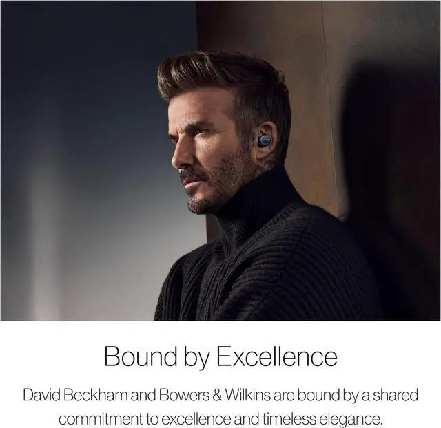 Alt view image 2 of 7 - Bowers & Wilkins Pi8 Wireless Earbuds (Midnight Blue), in-Ear Bluetooth Earphones with Qualcomm Chipset & aptX Lossless, Active Noise Cancelling Earbuds, 3 Built-in Mics, 15-Min Quick Charging