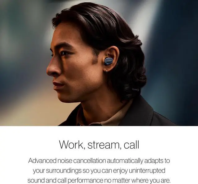 Alt view image 4 of 7 - Bowers & Wilkins Pi8 Wireless Earbuds (Midnight Blue), in-Ear Bluetooth Earphones with Qualcomm Chipset & aptX Lossless, Active Noise Cancelling Earbuds, 3 Built-in Mics, 15-Min Quick Charging