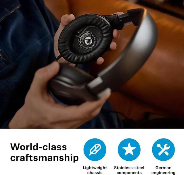 Alt view image 5 of 6 - Sennheiser HD 620S - Audiophile Closed-Back Wired Headphones - Premium Stereo Sound with Speaker-Like Spatial Imaging and Optimized Surround for Immersive Listening, Black