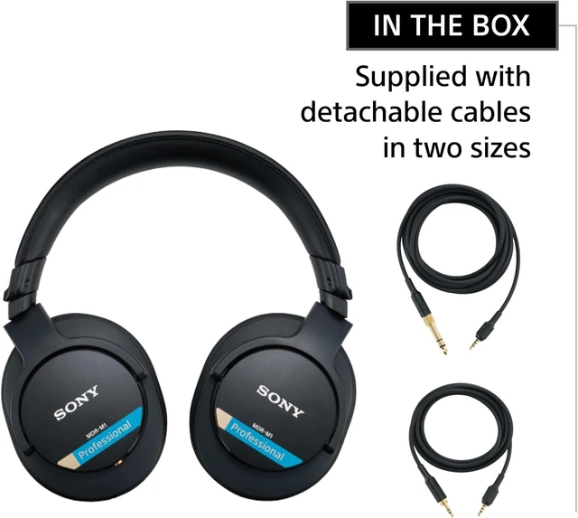 Alt view image 5 of 7 - MDR-M1 Professional Reference Closed Monitor Headphones