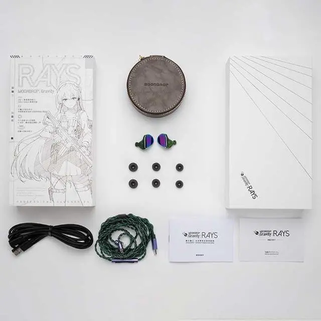 Alt view image 5 of 7 - Moondrop Rays Gaming Earphones USB-C DSP Game Sound Card lEMs Co-Tuned with Many Professional Players