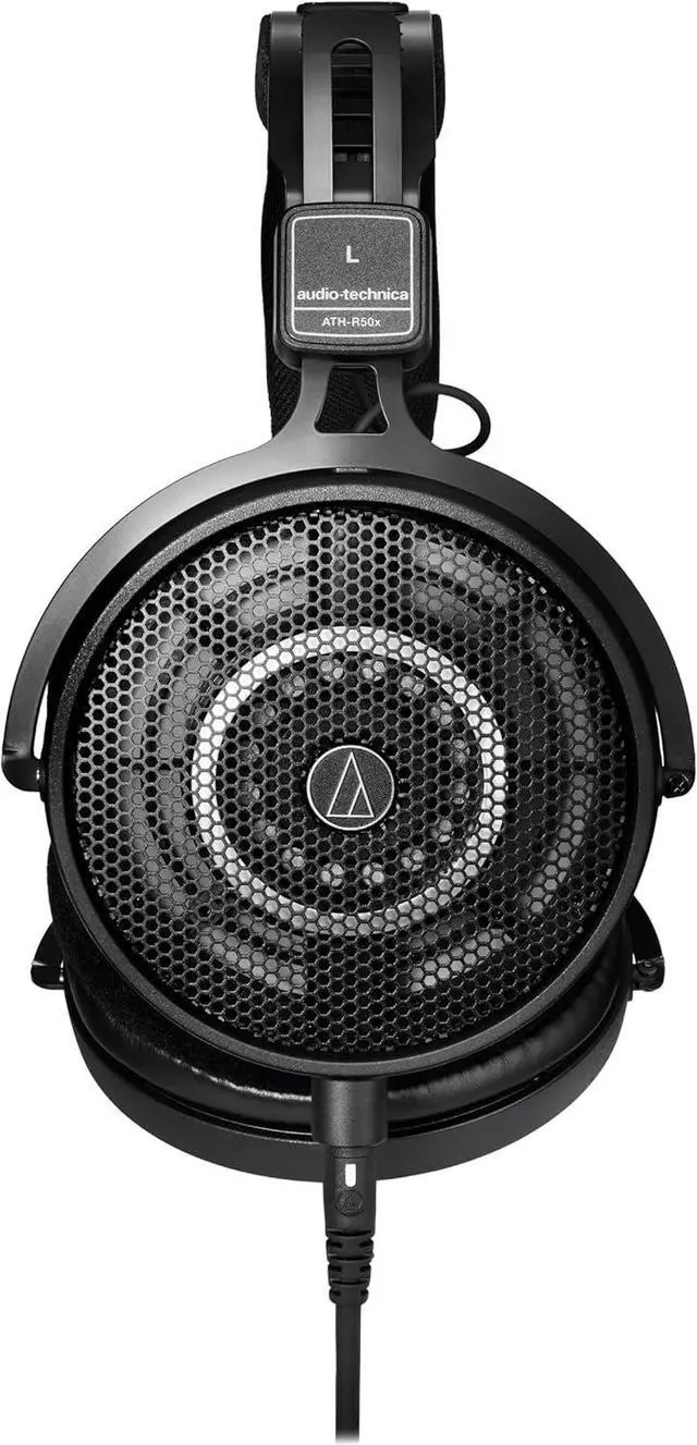 Alt view image 3 of 7 - Audio-Technica ATH-R50x Professional Over-Ear Open-Back Reference Headphones