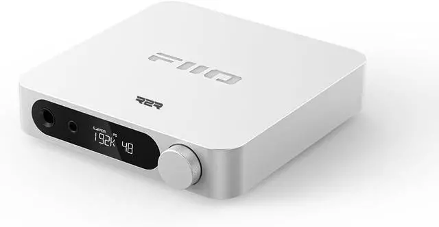 Main image of FiiO K11 R2R DAC and Headphone Amplifier for Home Audio or PC, 6.35mm and Balanced 4.4mm, RCA, Coaxial, Optical, 1300mW, 384kHz/24Bit DSD256 (Silver)