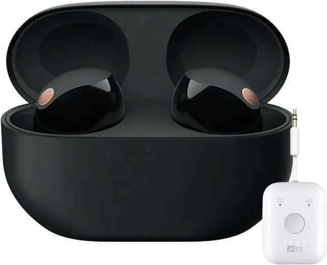 Main image of Sony WF-1000XM5 Truly Wireless Noise Canceling Earbuds (Black) Bundle with Bluetooth Audio Transmitter (2 Items)