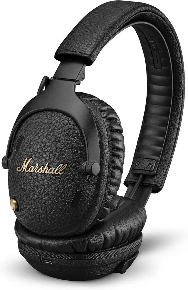 Main image of Marshall Monitor III A.N.C. Over-Ear Bluetooth Headphones - Active Noise Cancelling with Microphone | 100+ Hrs Wireless Playtime | Lightweight, Foldable Design for Travel - Black