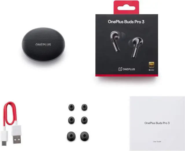 Alt view image 6 of 7 - OnePlus Buds Pro 3, Wireless Bluetooth Earbuds, Noise Canceling Earbuds, Deep Bass, Immersive Sound, Up to 44 Hour Playtime with Charging case, Midnight Opus