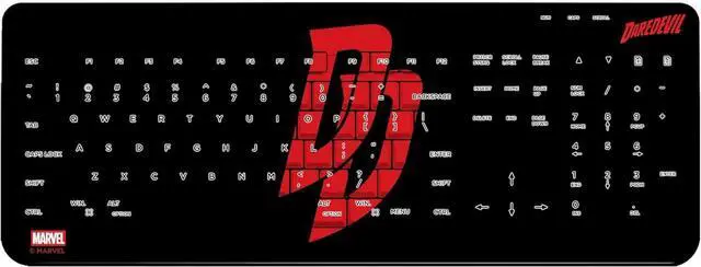 Main image of Marvel Daredevil Badge Wireless USB Keyboard